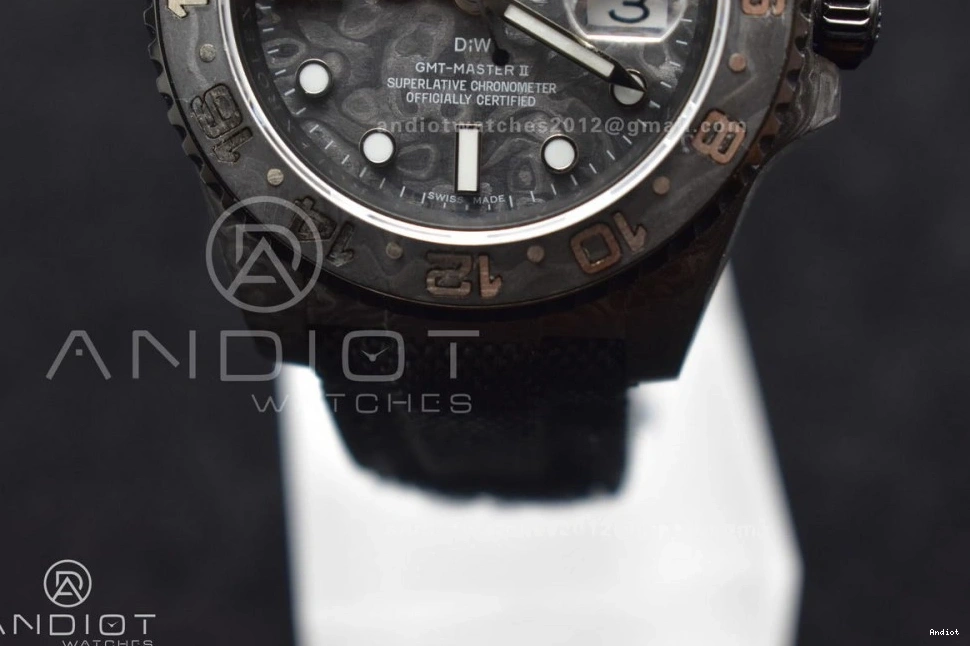 Nylon 423 Black Dial SA3186 Bold Strap DIW Black Edition GMT All Carbon OMF on CHS Black Best 0718